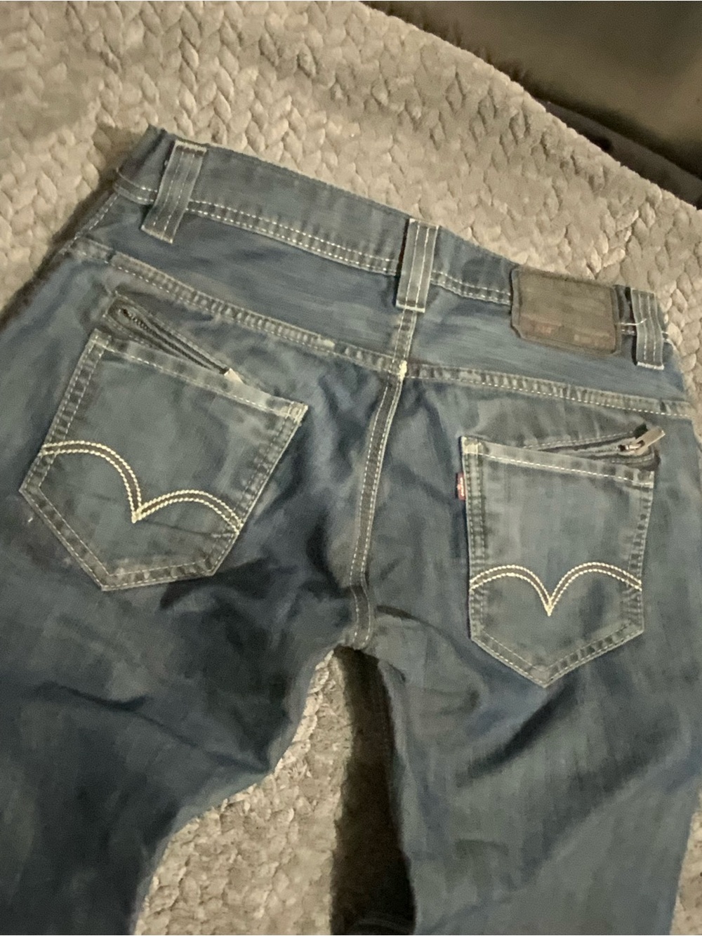 Levi's 514 jeans in navy blue